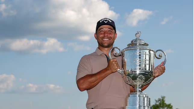 Xander Schauffele ganó su primer major en el PGA Championship en el Valhalla Golf Club